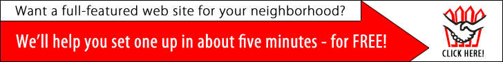 Free full-featured websites for neighborhoods