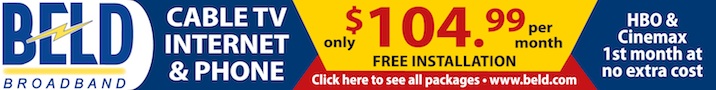 BELD Broadband $104.99 Triple Play + HBO
