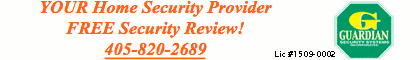 Call Guardian 405-820-2689 for your free security review